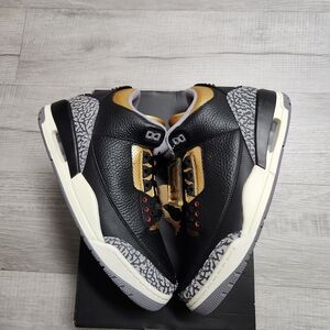 SOLD!!Jordan 3 Black Gold